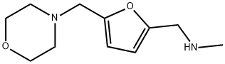 N-methyl-{[5-(morpholinomethyl)-2-furyl]methyl}amine Structure