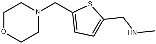 N-methyl-[5-(morpholinomethyl)thien-2-ylmethyl]amine Structure