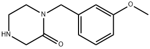 1-(3-METHOXYBENZYL)PIPERAZIN-2-ONE Structure