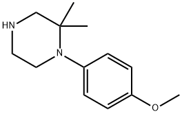 1-(4-METHOXYPHENYL)-2,2-DIMETHYLPIPERAZINE Structure