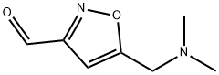 3-Isoxazolecarboxaldehyde,  5-[(dimethylamino)methyl]- Structure