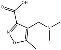 4-[(dimethylamino)methyl]-5-methyl-3-Isoxazolecarboxylic acid Structure