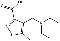 4-[(diethylamino)methyl]-5-methylisoxazole-3-carboxylic acid(SALTDATA: HCl) Structure