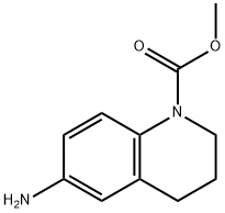 METHYL 6-AMINO-3,4-DIHYDRO-1(2H)-QUINOLINECARBOXYLATE Structure