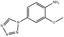 2-methoxy-4-(1H-tetrazol-1-yl)aniline(SALTDATA: FREE) Structure