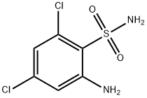 2-Amino-4,6-dichlorobenzenesulfonamide Structure