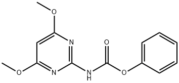 4,6-Dimethoxy-2-(phenoxycarbonyl)aminopyrimidine 구조식 이미지