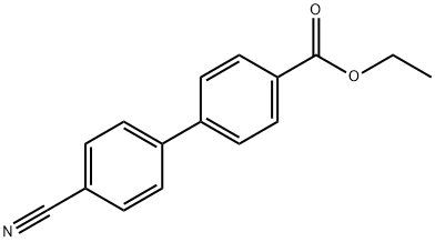 ETHYL 4'-CYANOBIPHENYL-4-CARBOXYLATE Structure