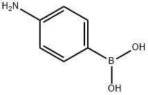 4-Aminophenylboronic acid 구조식 이미지
