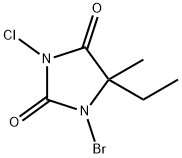 1-브로모-3-클로로-5-에틸-5-메틸히단토인 구조식 이미지
