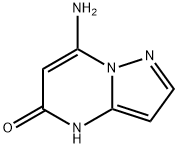 Pyrazolo[1,5-a]pyrimidin-5(4H)-one, 7-amino- (9CI) 구조식 이미지