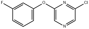 2-클로로-6-(3-플루오로페녹시)피라진 구조식 이미지