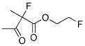 Butanoic  acid,  2-fluoro-2-methyl-3-oxo-,  2-fluoroethyl  ester Structure