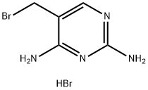 2,4-Diamino-5-(bromomethyl)pyrimidine 구조식 이미지