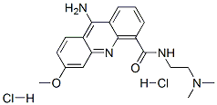 9-아미노-N-(2-(디메틸아미노)에틸)-6-메톡시-4-아크리딘카르복사미드디염산염 구조식 이미지