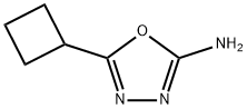 5-cyclobutyl-1,3,4-oxadiazol-2-amine Structure