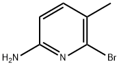 6-BroMo-5-Methyl-2-pyridinaMine 구조식 이미지