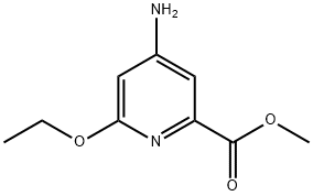 메틸4-aMino-6-에톡시피콜리네이트 구조식 이미지