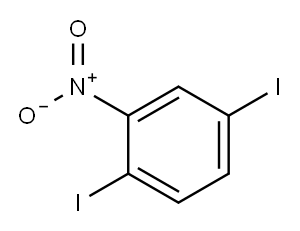 1,4-DIIODO-2-NITRO-BENZENE Structure