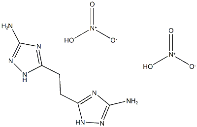 5,5'-ethane-1,2-diylbis(1H-1,2,4-triazol-3-amine) dinitrate Structure