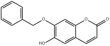 6,7-DIHYDROXYCOUMARIN-7-BENZYL ETHER 구조식 이미지