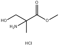 Methyl 2-amino-3-hydroxy-2-methylpropanoate hydrochloride 구조식 이미지