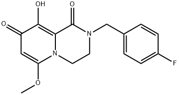 2H-Pyrido[1,2-a]pyrazine-1,8-dione, 2-[(4-fluorophenyl)Methyl]-3,4-dihydro-9-hydroxy-6-Methoxy- 구조식 이미지