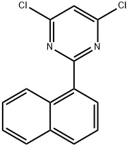 4,6-DICHLORO-2-(1-NAPHTHALENYL)PYRIMIDINE Structure