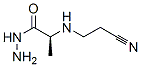 Alanine,  N-(2-cyanoethyl)-,  hydrazide Structure