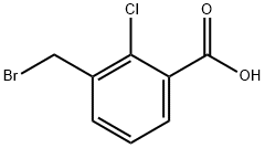 3-(BROMOMETHYL)-2-CHLOROBENZOIC ACID Structure