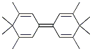 1,5,6,6-Tetramethyl-3-(3,4,4,5-tetramethyl-2,5-cyclohexadiene-1-ylidene)-1,4-cyclohexadiene 구조식 이미지