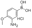 3-AMINO-4-METHOXYPHENYLBORONIC ACID HCL 구조식 이미지