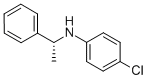 Benzenemethanamine, N-(4-chlorophenyl)-a-methyl-, (aR)- Structure