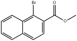 2-Naphthalenecarboxylic acid, 1-broMo-, Methyl ester Structure