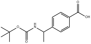 4-(1-BOC-AMINO-ETHYL)-BENZOIC ACID Structure