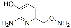 3-Pyridinol,  2-amino-6-[(aminooxy)methyl]- Structure