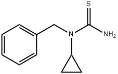 Thiourea,  N-cyclopropyl-N-(phenylmethyl)- Structure