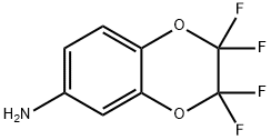 6-AMINO-2,2,3,3-TETRAFLUORO-1,4-BENZODIOXAN Structure