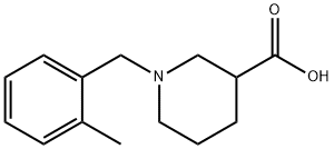 1-(2-METHYLBENZYL)PIPERIDINE-3-CARBOXYLIC ACID Structure