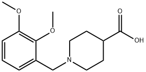 1-(2,3-DIMETHOXY-BENZYL)-PIPERIDINE-4-CARBOXYLIC ACID Structure