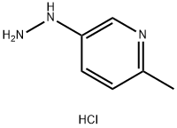 피리딘,5-하이드라지닐-2-메틸-,염산염(1:1) 구조식 이미지