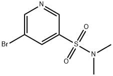 5-Bromo-N,N-dimethylpyridine-3-sulfonamide 구조식 이미지