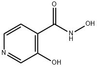 4-Pyridinecarboxamide,  N,3-dihydroxy- Structure