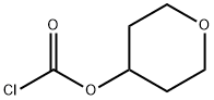 Carbonochloridic acid, tetrahydro-2H-pyran-4-yl ester Structure