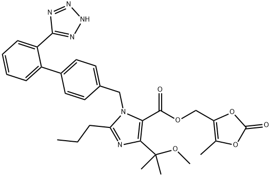 Olmesartan Medoxomil Methyl Ether Structure