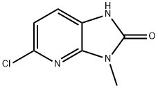 5-chloro-3-methyl-1H-imidazo[4,5-b]pyridin-2(3H)-one 구조식 이미지