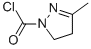 1H-Pyrazole-1-carbonyl chloride, 4,5-dihydro-3-methyl- (9CI) Structure