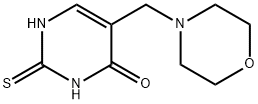 5-(morpholinomethyl)-2-thioxo-2,3-dihydro-4(1H)-pyrimidinone 구조식 이미지