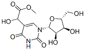 5-(Carboxy(hydroxy)methyl)uridine methyl ester Structure