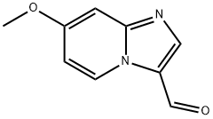 IMidazo[1,2-a]pyridine-3-carboxaldehyde, 7-Methoxy- 구조식 이미지